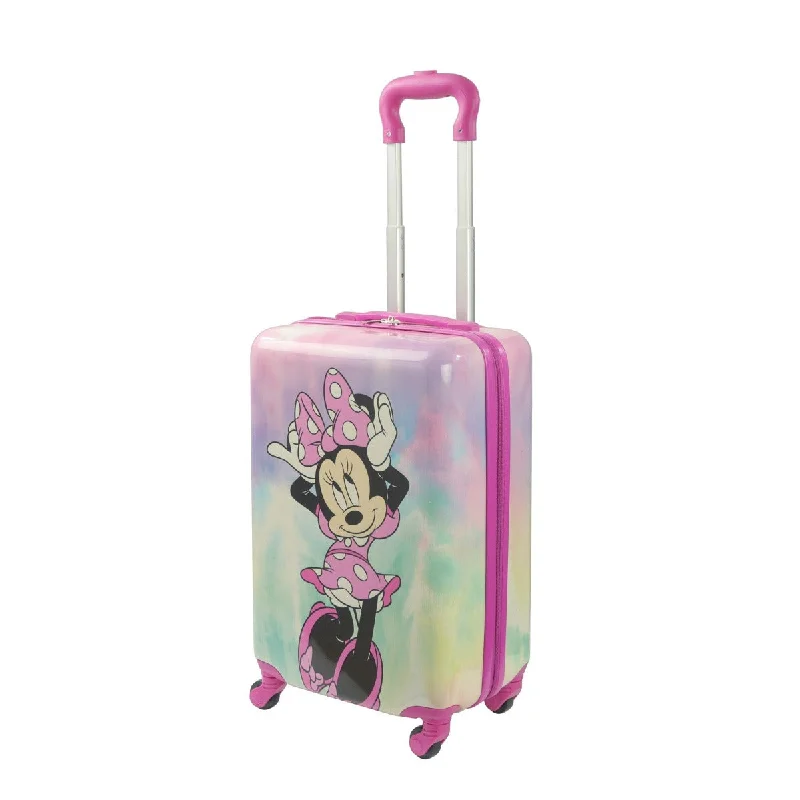 Travel Jewelry Organizers in Velvet with Multiple Compartments in PurpleDisney Minnie Mouse Pastel Kids 21" Spinner Luggage