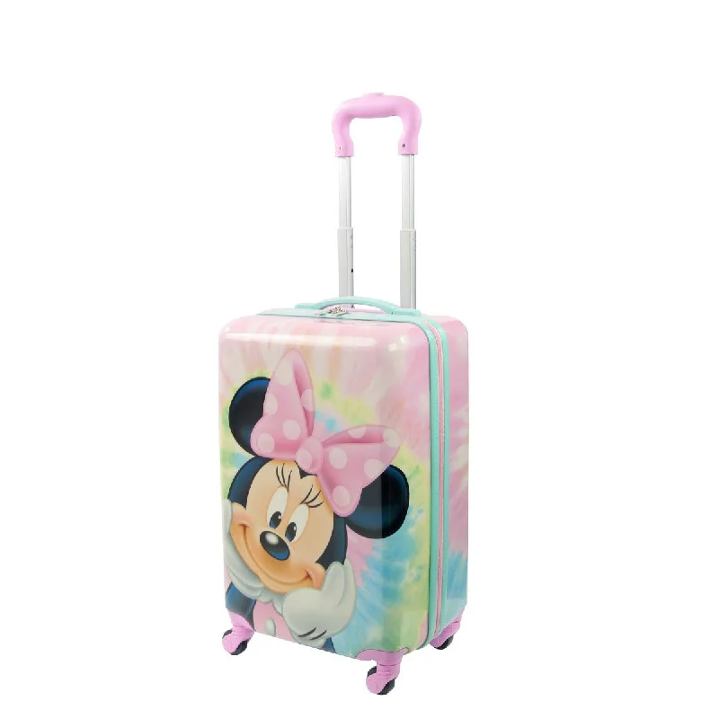 Expandable Travel Toiletry Bags in Clear Plastic for Easy Airport ScreeningDisney Minnie Mouse Kids 21" Carry-On Spinner Luggage