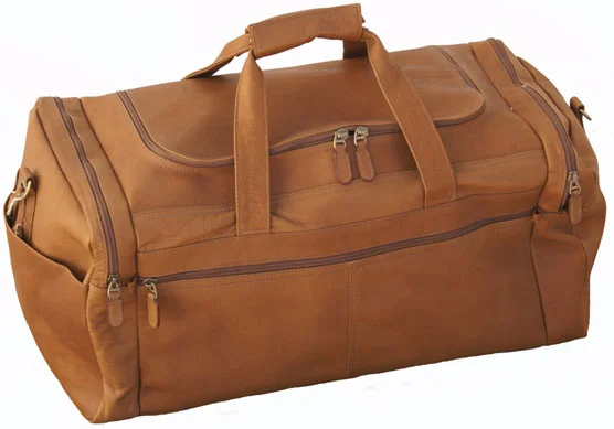 Travel Shoe Bags in Polyester with Ventilation Holes in KhakiDORADO 21" Multi-Pocket Leather DUFFEL 765-538