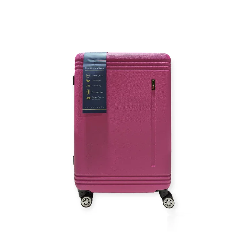 Travel - Size Toiletry Bottles with Leak - Proof Caps in ClearElegant Collection Pink Luggage (Beauty case /20/26/28/30") Suitcase Lock Spinner