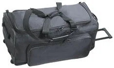 Waterproof Travel Duffel Bag Covers in Black for Protecting Your LuggageNetpack 5325 25" Ballistic Nylon Deluxe Wheel Duffle Bag