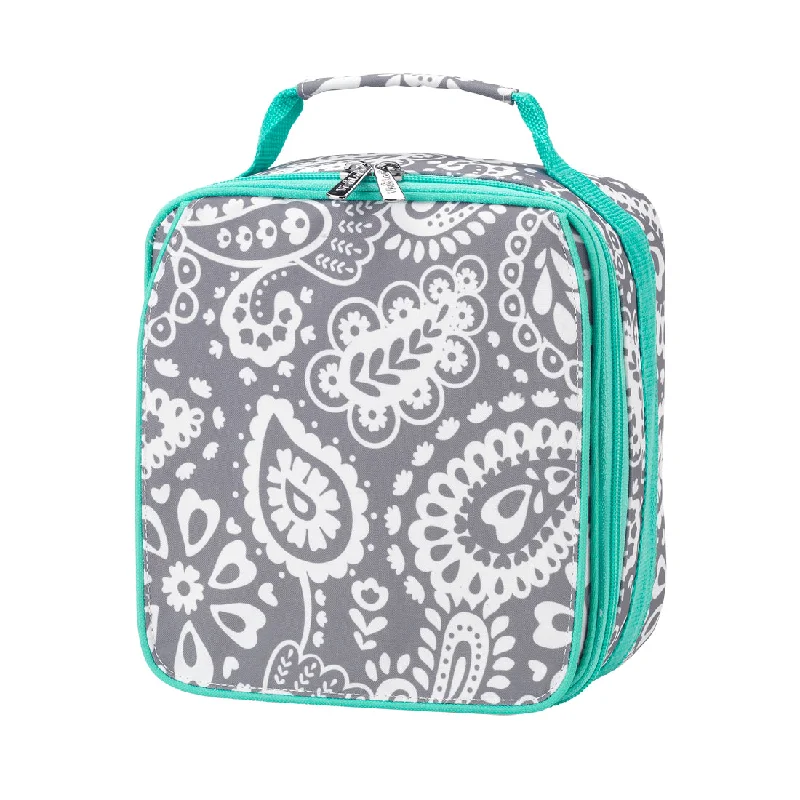 Hardshell travel suitcase with a TSA-approved lock for air travelParker Paisley Lunch Box