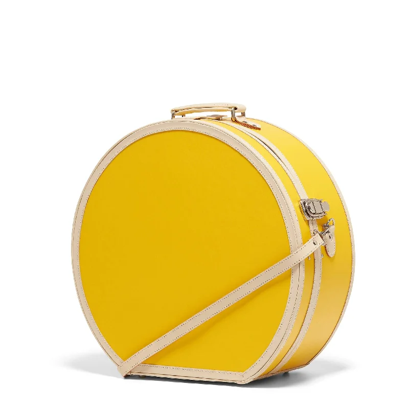 Women's Travel - Friendly Backpack Rain Covers in Transparent MaterialThe Correspondent - Canary Yellow Hatbox Deluxe