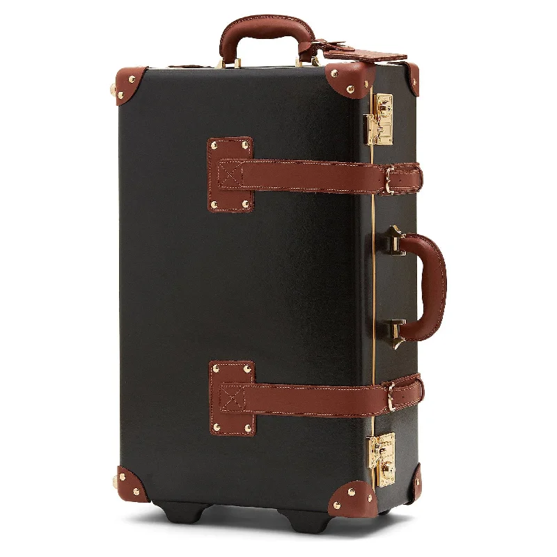 Travel Jewelry Organizers in Velvet with Multiple Compartments in PurpleThe Diplomat - Black Stowaway