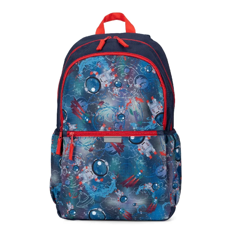 Travel Shoe Bags in Polyester with Ventilation Holes in KhakiSpace Boy Backpack