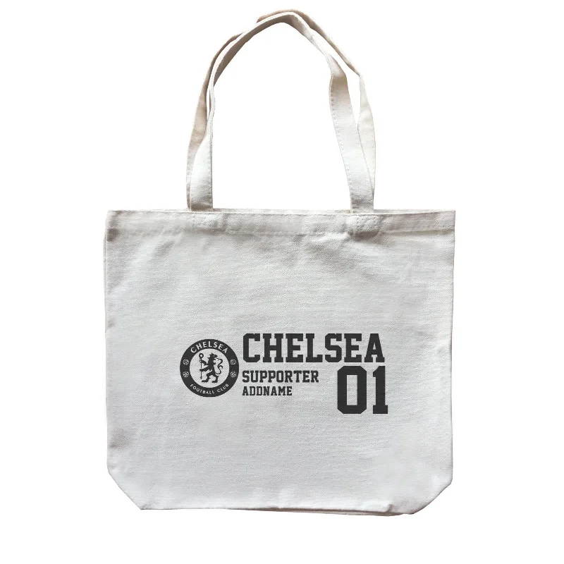 Boho - Style Embroidered Canvas Handbag for Summer FestivalsChelsea Football Supporter Accessories Addname Canvas Bag