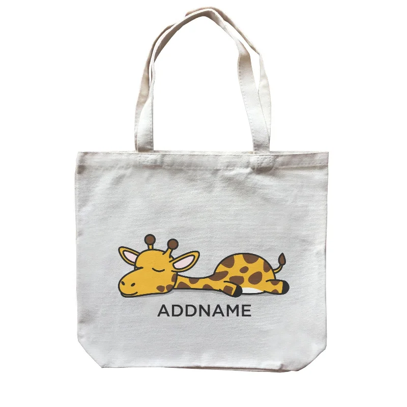 Military - Inspired Canvas Rucksack for Outdoor AdventuresLazy Giraffe Addname Canvas Bag