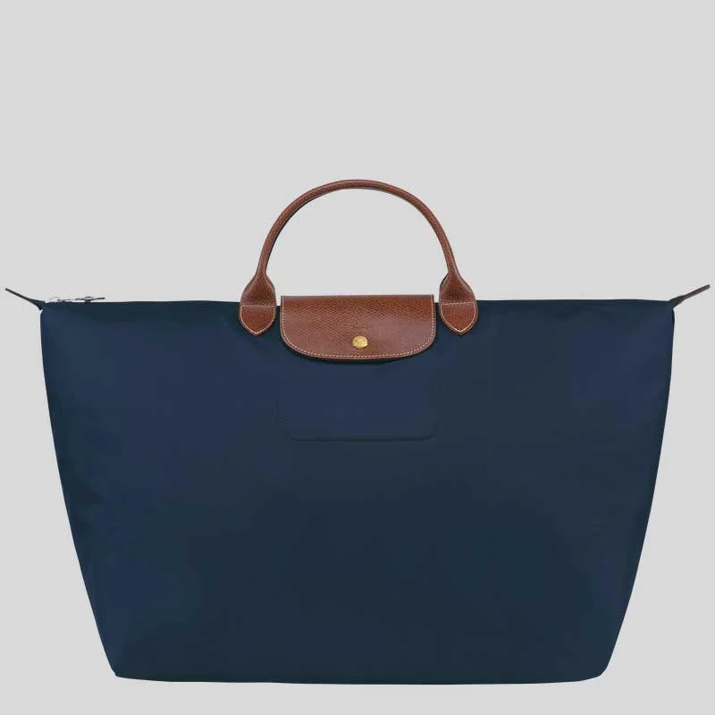 Water-resistant canvas travel shoulder bag for beach vacationsLONGCHAMP Le Pliage Original S Travel Bag Navy L1624089