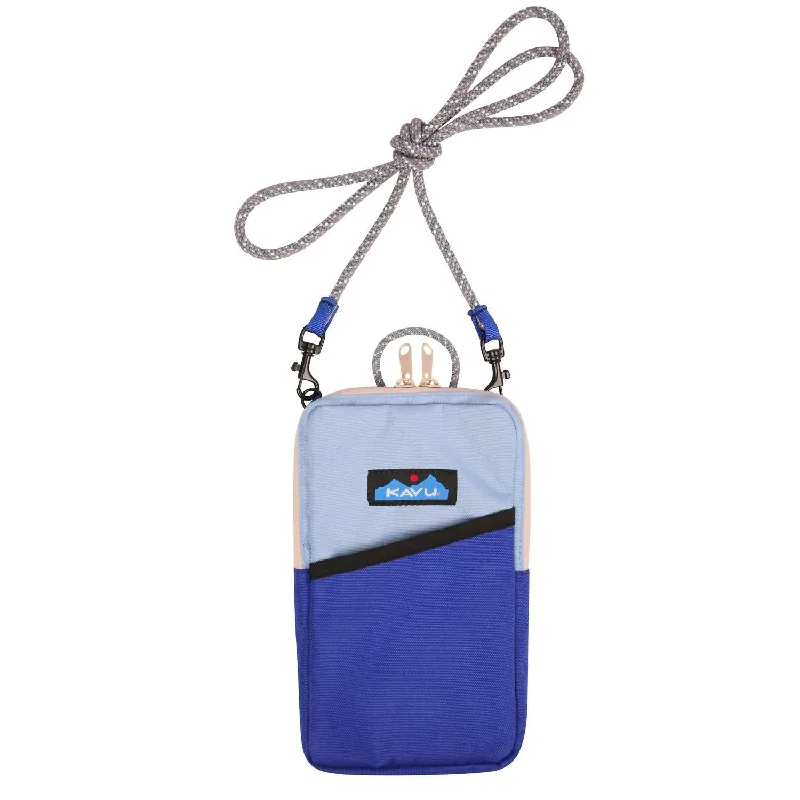 Waterproof Nylon Crossbody Bag in Navy Blue for Outdoor Hiking TripsEssential Case In Wild River