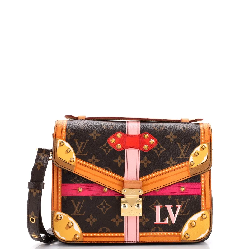 Geometric - Printed PVC Crossbody Bag in Multicolor for Trendy Street StylePochette Metis Limited Edition Summer Trunks Monogram Canvas