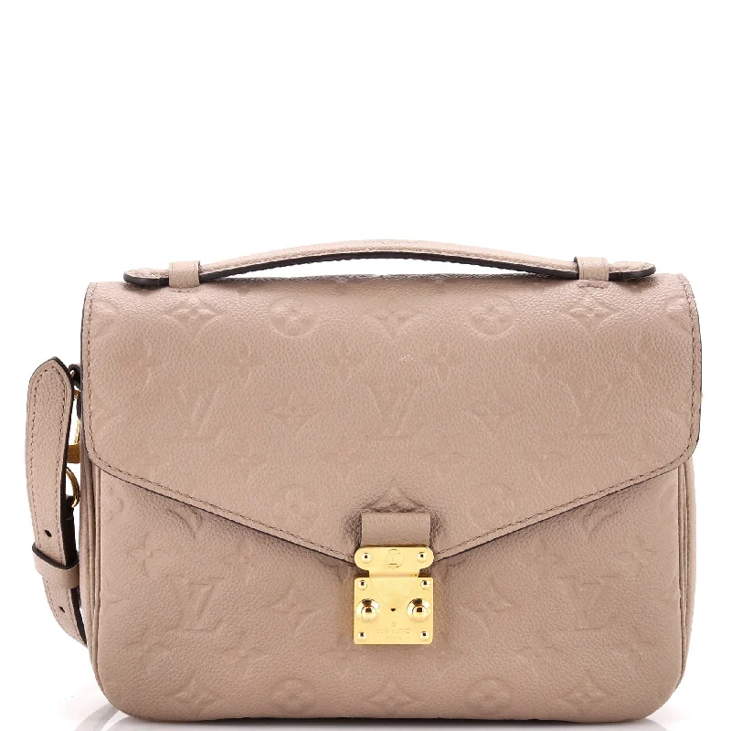 Women's Crossbody Bag with Chain Strap in Gold for a Glamorous TouchPochette Metis Monogram Empreinte Leather