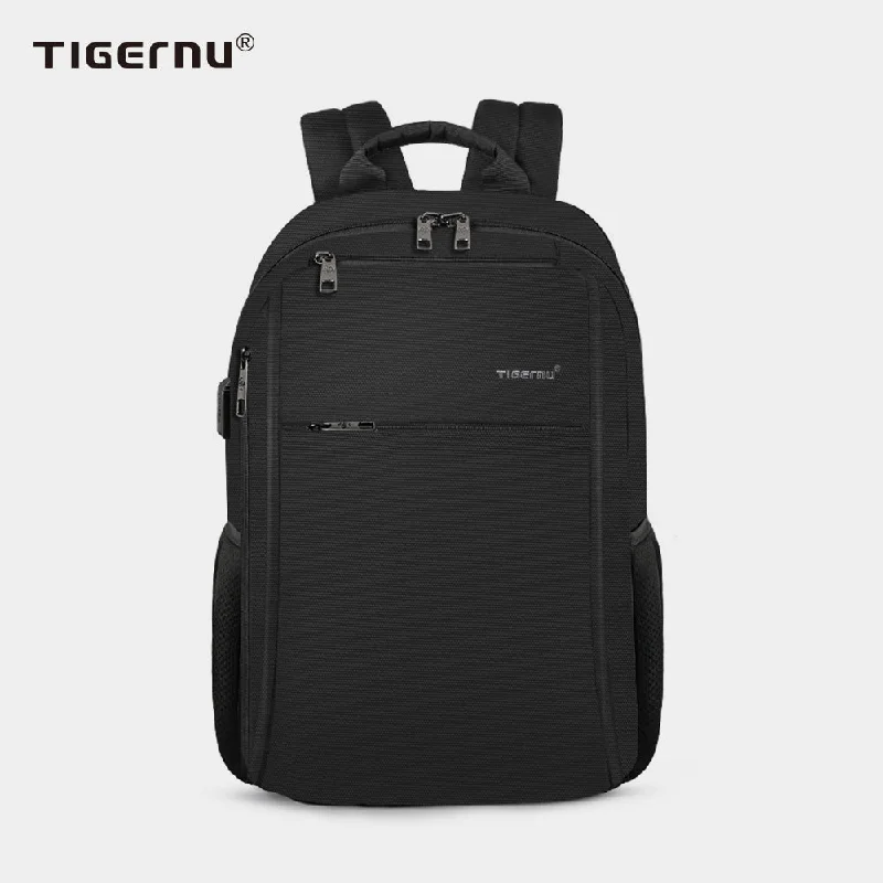 Water-resistant canvas travel shoulder bag for beach vacationsTigernu New Anti Fouling Fashion 15.6 inch Laptop Backpack Men Waterproof Material With 4.0A USB Charging Port Travel Bag Casual