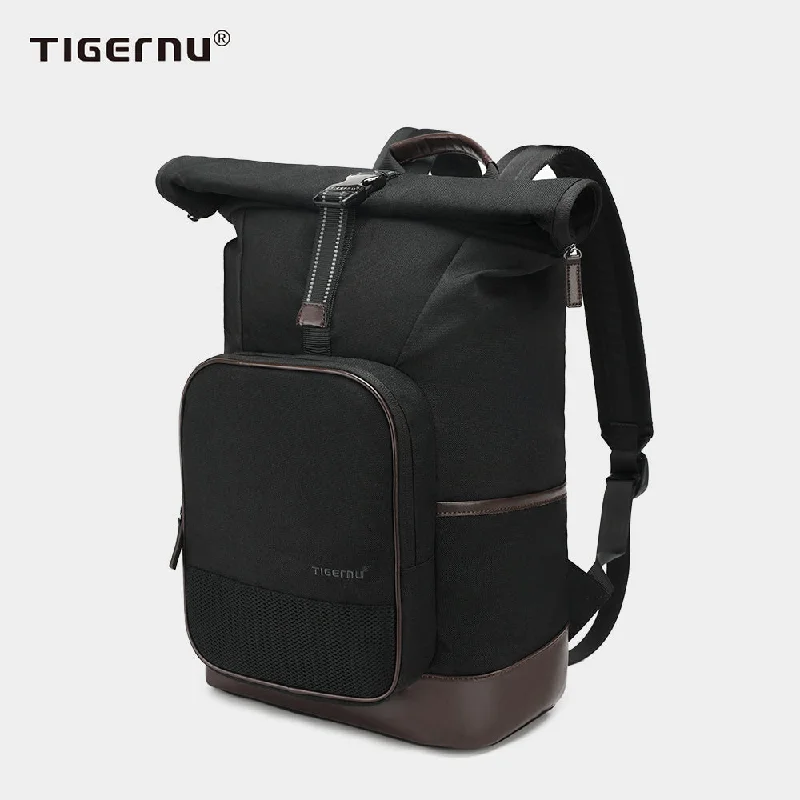 Large-capacity waterproof travel duffel bag for outdoor adventuresTigernu T-B9009 anti theft charging travel bags backpack purse Travel Laptop Backpack for Men 15.6 inch fashion roll top design