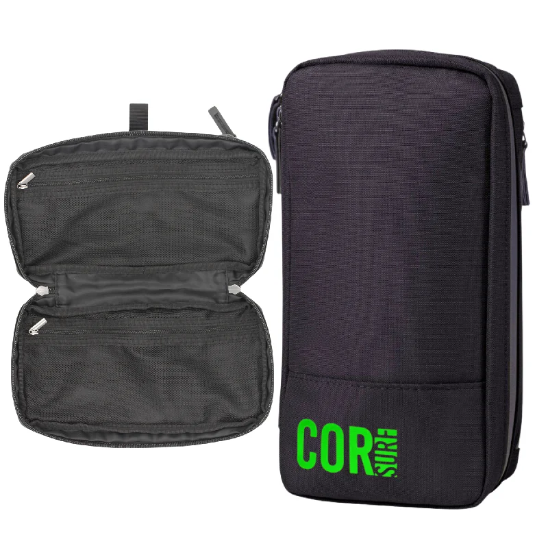 Roll-top travel backpack for easy packing and accessCompact Toiletry Travel Bag