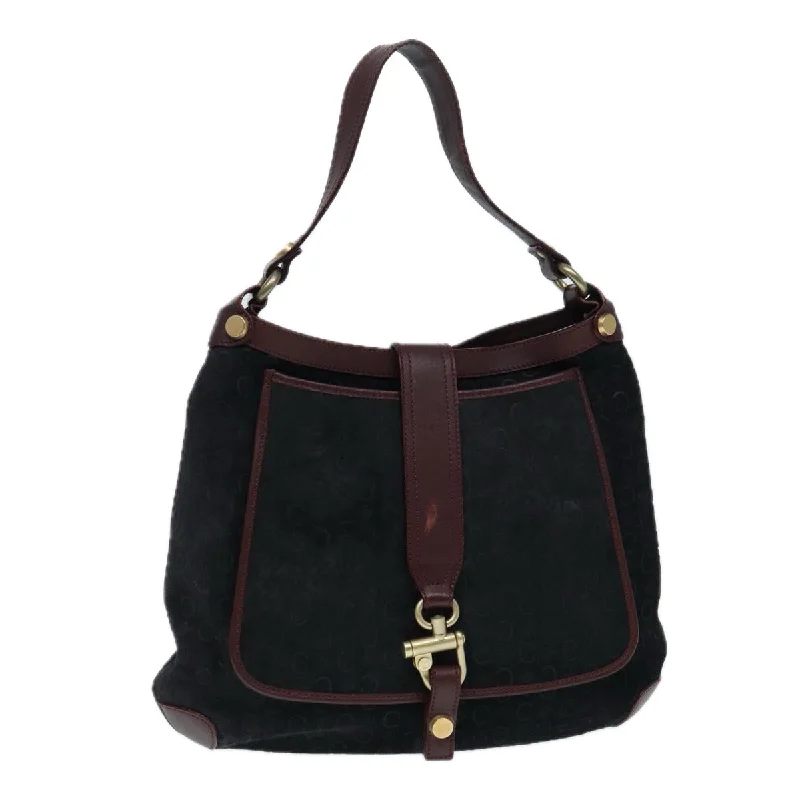 Women's Shoulder Bag with Adjustable Strap in Pink for ComfortCéline Macadam Suede Shoulder Bag (Pre-Owned) Women's Shoulder Bag with Adjustable Strap in Pink for ComfortCéline Macadam Suede Shoulder Bag (Pre-Owned)