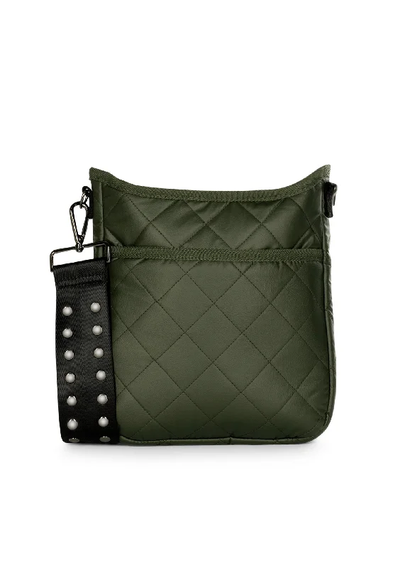 Suede Crossbody Bag in Olive Green for Fall Fashion StatementsNikki Avenue